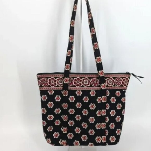 Vera Bradley Pirouette Pattern Original Zip Top Tote Designer EUC Fall 2009 - Picture 2 of 6